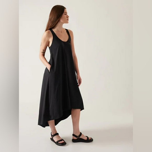 NWT Athleta Black Presidio Dress Cover Up Sz Small - Picture 2 of 11